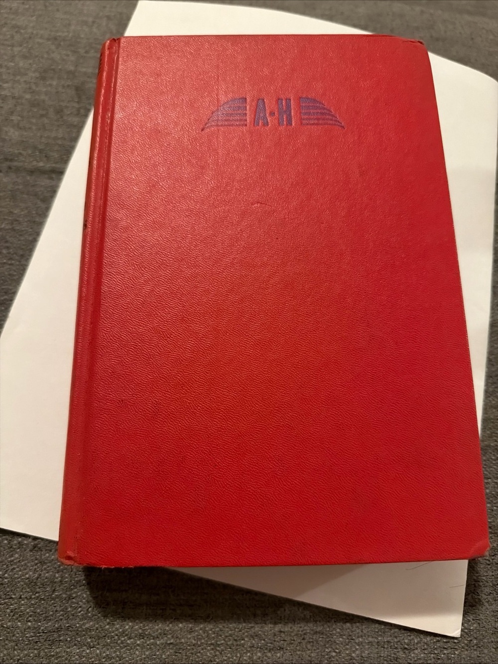 Red Hardcover Gaming Guide Journal - Embossed